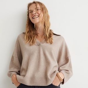 H&M Collared V-neck Sweater